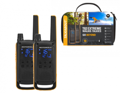 Motorola T82 Extreme: комплект радиостанции с хендс фри