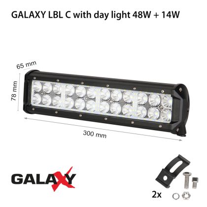 Led бар Galaxy LBL C + дневни светлини