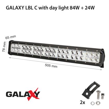 Led бар Galaxy LBL C + дневни светлини