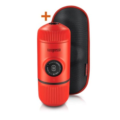 Wacaco Nanopresso: портативна еспресо машина с калъф (различни цветове)