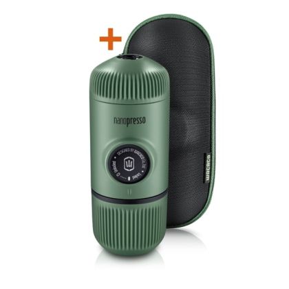 Wacaco Nanopresso: портативна еспресо машина с калъф (различни цветове)