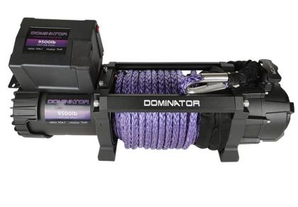 Бърза лебедка DOMINATOR D9500SR (4313 кг) със синтетично въже 12V/24V