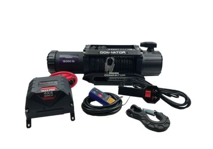 Лебедка Dominator D15000 HD SR 12V (6810 кг) синтетично въже