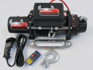 Лебедка HUNTER WINCH 12000lbs синтетично въже