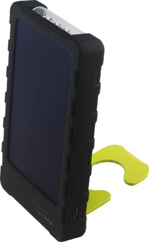 Външна батерия 4200 mAh с лампа и соларен панел