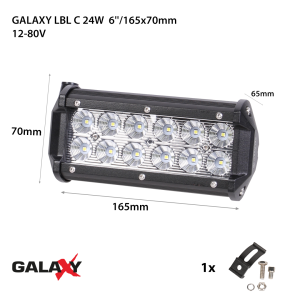 Led бар Galaxy LBL C от 12 W до 192 W