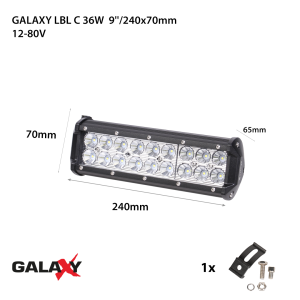 Led бар Galaxy LBL C от 12 W до 192 W