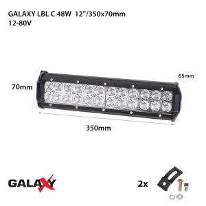 Led бар Galaxy LBL C от 12 W до 192 W