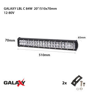 Led бар Galaxy LBL C от 12 W до 192 W