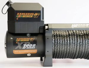 Бърза лебедка KangarooWinch XP 7000 синтетично въже