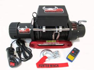 Лебедка HUNTER WINCH 12000lbs синтетично въже
