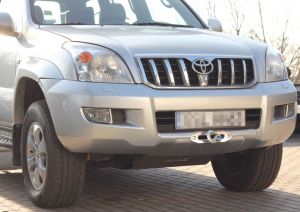 Монтажна плоча за лебедка на Toyota Land Cruiser 120