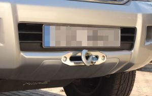 Монтажна плоча за лебедка на Toyota Land Cruiser 120