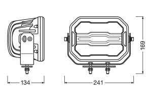 LED бар Osram Cube MX240-CB 241x169x134 мм