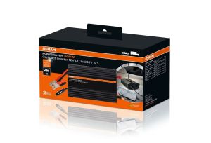 Монофазен инвертор Osram POWERinvert 500 12V DC към 230V AC, 500W