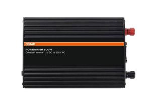 Монофазен инвертор Osram POWERinvert 500 12V DC към 230V AC, 500W